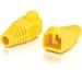 C2G RJ45 Snagless Boot Cover (6.0mm OD) - Yellow - 50pk - Cable Boot - Yellow - 50 Pack