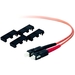 Belkin Fiber Optic Duplex Patch Cable - SC Male - SC Male - 49.21ft - Orange