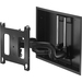 Chief Large Low-Profile In-Wall 22" Extension Monitor Arm Wall Mount - For Displays 42-86" - Black - 200lb