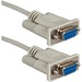 QVS Null modem cable - DB-9 Female Serial - DB-9 Female Serial - 10ft