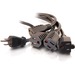 C2G 3ft 16 AWG 1-to-4 Power Cord Splitter (1 NEMA 5-15P to 4 NEMA 5-15R) - 3ft
