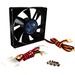 Vantec Stealth Case Fan - 2.36" Maximum Fan Diameter - 89.8 gal/min Maximum Airflow - 2600 rpm - Dual Ball Bearing - 3-pin, 4-pin