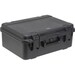 SKB Mil-Standard Injection Molded Case - Internal Dimensions: 18.50" Width x 13" Depth x 7" Height - External Dimensions: 19.8" Width x 15.3" Depth x 7.8" Height - Latching Closure - Polypropylene - Black - For Audio Equipment