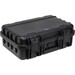 SKB Mil-Standard Injection Molded Case - Internal Dimensions: 12" Width x 9" Depth x 4.50" Height - External Dimensions: 14" Width x 12" Depth x 6.3" Height - Latching Closure - Polypropylene - Black - For Audio Equipment