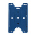 Brady Molded Rigid Convertible Card Holder - 3.5" x 2.25" - Plastic - Blue