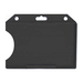 Brady Open Face Card Holder - 2.62" x 3.62" - Plastic - Black