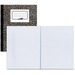 Rediform National 1-Subject Composition Book - 80 Sheets - Sewn - Quad Ruled Blue Margin - 16 lb Basis Weight - 7 7/8" x 10" - White Paper - Black Cover Marble - Unpunched - 1 Each