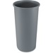 Rubbermaid Commercial Untouchable Round Container - 22 gal Capacity - Round - 30.1" Height x 15.8" Diameter - Linear Low-Density Polyethylene (LLDPE) - Gray - 1 Each