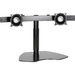 Chief KTP220B Dual Horizontal Monitor Table Stand - Up to 35lb Flat Panel Display - Black