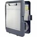 Saunders Workmate Storage Clipboard - 0.50" Clip Capacity - Low-profile - Polypropylene - Gray, Charcoal - 1 Each
