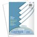 Pacon Laser Printable Multipurpose Card Stock - White - Recycled - 10% Recycled Content - Letter - 8 1/2" x 11" - 65 lb Basis Weight - 100 / Pack - SFI