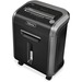 Fellowes 79Ci 100% Jam Proof Cross-Cut Shredder - Cross Cut - 14 Per Pass - for shredding Paper, Staples, Credit Card, Paper Clip, CD, DVD - 0.2" x 1.5" Shred Size - P-3 - 9" Throat - 20 Minute Run Time - 30 Minute Cool Down Time - 22.71 L Wastebin Capacity - Black, Dark Silver