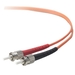Belkin Fiber Optic Duplex Patch Cable - ST Male - ST Male - 49.21ft - Orange