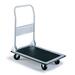 Safco Tuff Truck Large Platform Truck - 226.80 kg Capacity - 4 Casters - 4" (101.60 mm) Caster Size - Steel - x 24" Width x 36" Depth x 34" Height - Steel Frame - Gray, Black - 1 Each