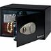 Sentry Safe Small Security Safe with Electronic Lock - 0.50 ft? - Key Lock - 2 Live-locking Bolt(s) - Internal Size 8.50" x 13.62" x 8.62" - Overall Size 8.7" x 13.8" x 10.6" - Black - Steel