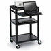 Bretford A2642NS-P5 Multipurpose Cart - Steel, Steel - Black