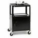 Bretford CA2642-P5 Multipurpose Cart with Cabinet - Black