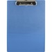Saunders Recycled Plastic Clipboards with Spring Clip - 0.50" Clip Capacity - 8 1/2" x 11" - Low-profile - Plastic - Ice Blue - 1 Each