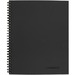 Cambridge Limited Business Notebooks - 80 Sheets - Wire Bound - Legal Ruled - 0.28" Ruled - 20 lb Basis Weight - 8 1/4" x 11" - Black Binder - Black Cover - Linen Cover - Perforated, Durable, Easy Tear, Flexible Cover, Subject, Bond Paper - 1 Each