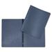 Hilroy Letter Recycled Report Cover - 8 1/2" x 11" - 3 Fastener(s) - Dark Blue - 1 Each