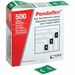 Pendaflex Numeric End Tab Filing Labels - "Number" - 1 1/4" Width x 15/16" Length - Rectangle - Light Green - 500 / Box - Self-adhesive