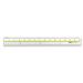 Acme United Document Ruler - 15" Length - Imperial, Metric Measuring System - Acrylic - 1 Each