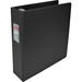 Wilson Jones Professional Easy Load DublLock D-ring Binders - 2" Binder Capacity - 8 1/2" x 11" Sheet Size - D-Ring Fastener(s) - Internal Pocket(s) - Vinyl - Black - Locking Ring, Label Holder, Sheet Lifter, Gap-free Ring, PVC-free, Heavy Duty - 1 Each