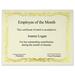 First Base Deco Gold Foil/Linen Certificate - 24 lb Basis Weight - 8.50" x 11" - Paper - 12 / Pack