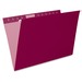 Pendaflex 1/5 Tab Cut Legal Recycled Hanging Folder - 8 1/2" x 14" - Burgundy - 10% Recycled - 25 / Box