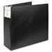 VLB Duraply Commercial Poly Binders - 3" (76.20 mm) Binder Capacity - Letter - Fastener(s): D-Ring - Polypropylene - Black - 1 Each