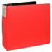 VLB Duraply Poly D-Ring Presentation Binder - 3" Binder Capacity - Letter - D-Ring Fastener(s) - Polypropylene - Red - 1 Each