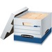 Bankers Box Quick/Storage Box - Internal Dimensions: 12" (304.80 mm) Width x 15" (381 mm) Depth x 10" (254 mm) Height - External Dimensions: 12.8" Width x 16.5" Depth x 10.5" Height - Media Size Supported: Letter, Legal - Lift-off Closure - Medium Duty - 