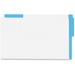 Pendaflex Legal Recycled Top Tab File Folder - Top Tab Location - Dark Blue - 10% Recycled - 100 / Box