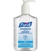 Gojo® Sanitizing Gel - 236.59 mL - Push Pump Dispenser - Hand - Clear - Dye-free, Non-toxic - 1 Each