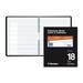 Blueline 767 Series Double Format Columnar Book - 80 Sheet(s) - Spiral Bound - 10" (25.4 cm) x 12 1/4" (31.1 cm) Sheet Size - 18 Columns per Sheet - White Sheet(s) - Black Cover - Recycled - 1 Each