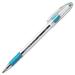 Pentel R.S.V.P. Ballpoint Stick Pens - Fine Pen Point - 0.7 mm Pen Point Size - Refillable - Sky Blue - Clear Barrel - 1 Each