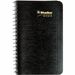 Blueline Daily Planner - Daily - January 2024 - December 2024 - 7:00 AM to 7:30 PM - Half-hourly - 1 Day Single Page Layout - 3 1/2" x 6" Sheet Size - Spiral Bound - Black - Bilingual, Appointment Schedule, Notes Area, Expense Form, Phone Directory, Address Directory, Tear-off - 1 Each