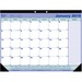 Blueline Monthly Desk/Wall Calendars - Monthly - 1 Year - January 2024 - December 2024 - 1 Month Single Page Layout - 21 1/4" x 16" Sheet Size - 2 x Holes - Desk Pad - White - Paper, Chipboard - Hanging Loop, Tear-off - 1 Each
