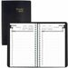 Brownline Essential Daily Planner - Daily - 1 Year - January 2024 - December 2024 - 7:00 AM to 7:30 PM - Half-hourly - 1 Day Single Page Layout - 5" x 8" Sheet Size - Wire Bound - Black - Plastic - Appointment Schedule, Reference Calendar, Tear-off - 1 Each