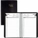 Blueline Essential Daily Planner, 8" x 5" , Bilingual, Black - Daily - 12 Month - January 2026 to December 2026 - 7:00 AM to 7:30 PM - Half-hourly - 2 Month Single Page Layout - 5" (127 mm) x 8" (203.20 mm) Sheet Size - Spiral Bound - Black - Paper - Poly