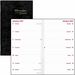 Brownline Two-Week Planner - Julian Dates - Weekly - January 2024 - December 2024 - 3 1/2" x 6" Sheet Size - Saddle Stitch - Black CoverPocket, Address Directory, Phone Directory, Soft Cover - 1 Each