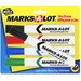 Avery Marks-A-Lot Whiteboard Dry Erase Marker - Chisel Marker Point Style - Black, Red, Blue, Green - 5 / Set