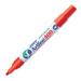 Jiffco Artline Medium Paint Marker - Medium Marker Point - 2.3 mm Marker Point Size - Red - 1 Each