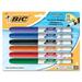 BIC Valleda Grip/Great Erase Whiteboard Marker - Fine Marker Point - Black, Blue, Red, Green Alcohol Based Ink - 6 / Pack