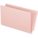 Pendaflex Legal Recycled End Tab File Folder - 3/4" Expansion - Pink - 10% Recycled - 50 / Box