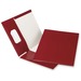 Oxford Letter Recycled Pocket Folder - 8 1/2" x 11" - 100 Sheet Capacity - 2 Pocket(s) - Burgundy - 100% Recycled - 25 / Box