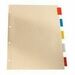 Oxford Insertable Index Tab - 5 Tab(s) - Legal - Assorted Plastic Tab(s) - Reinforced Edges, Rip Proof, Durable - 5 / Set