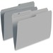 Pendaflex Single Top Vertical Colored File Folder - Letter - 8 1/2" x 11" Sheet Size - 1/2 Tab Cut - 10.5 pt. Folder Thickness - Gray - Recycled - 100 / Box