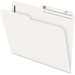 Pendaflex 1/2 Tab Cut Letter Recycled Top Tab File Folder - 8 1/2" x 11" - 2" Fastener Capacity for Folder - Right Tab Position - Ivory - 10% Recycled - 100 / Box