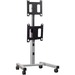 Chief P-Series Dual Vertical Display Accessory - For Mobile Cart - Black - 200 lb - Black